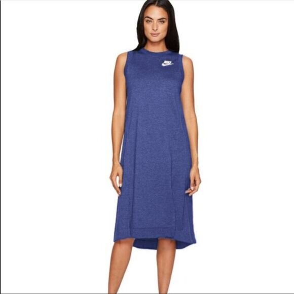 NWT NIKE Loose Fit Blue Dress Size XS - Picture 1 of 4